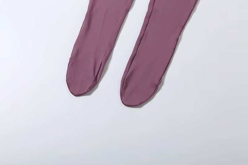 Won’t Let Go Mauve Bodysuit Set