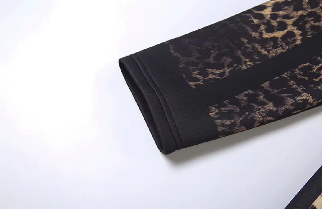 I Don’t Wanna Be Alone Leopard Trench Coat