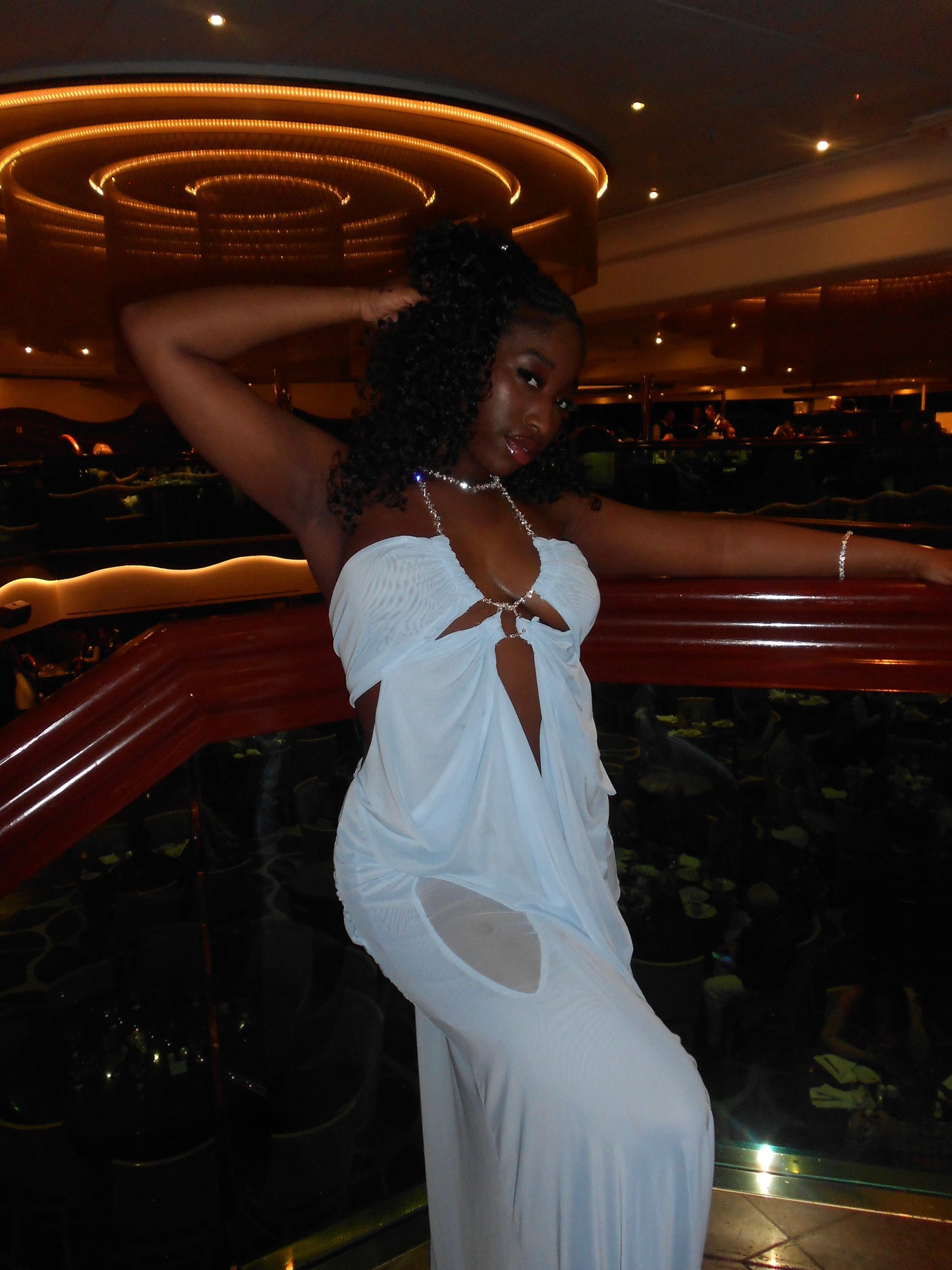 Can’t Be Alone Tonight Bling Maxi Dress