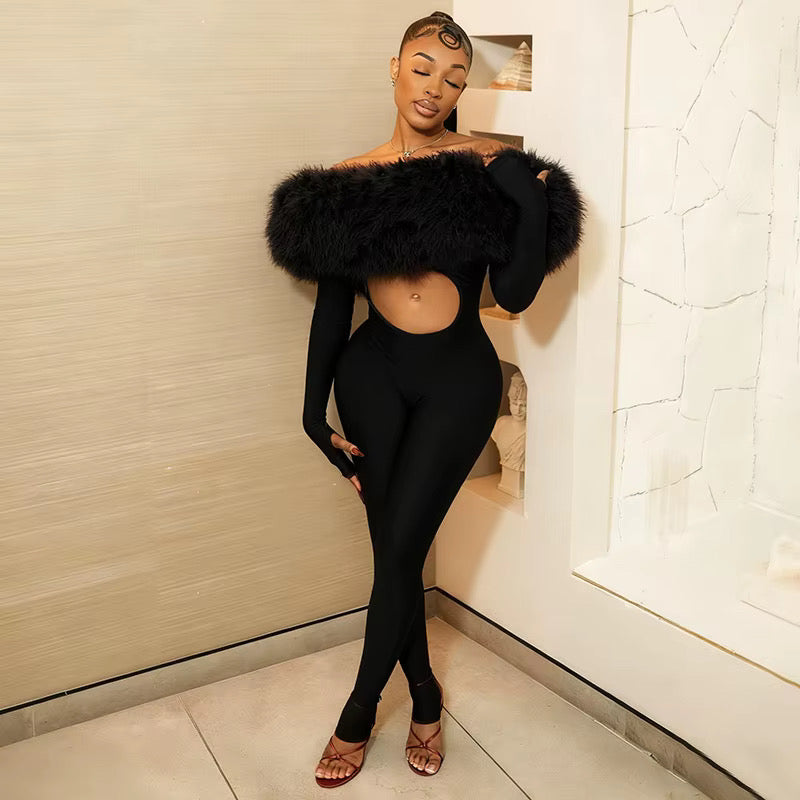 Think You’re Special Plush Fur Bodysuit