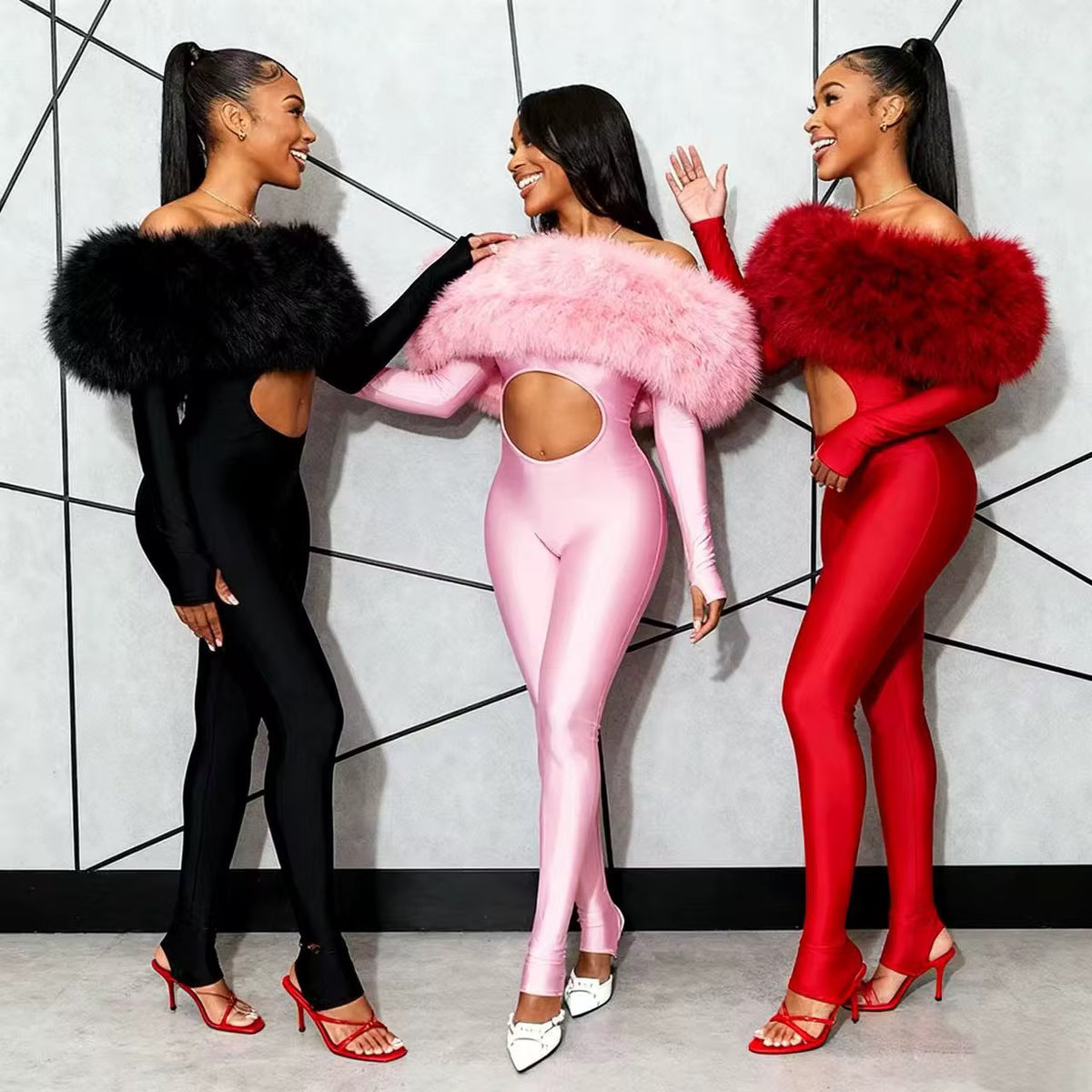Think You’re Special Plush Fur Bodysuit