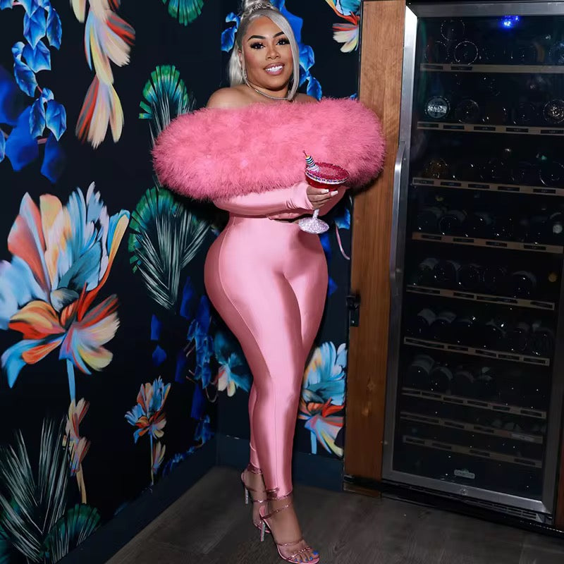 Think You’re Special Plush Fur Bodysuit