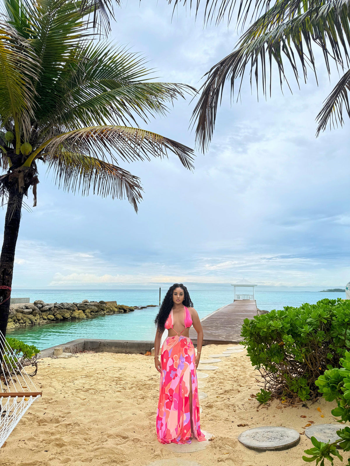 Petals & Prosecco Maxi Dress