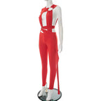 Hot Topic Jumpsuit – Red Cut Out Night Out One Piece