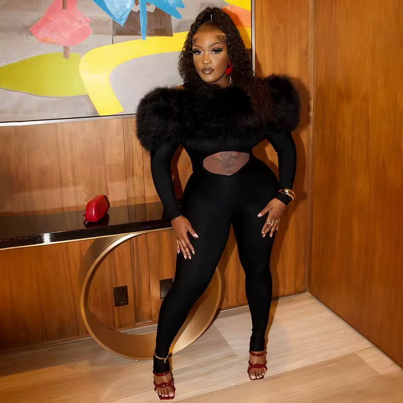 Think You’re Special Plush Fur Bodysuit