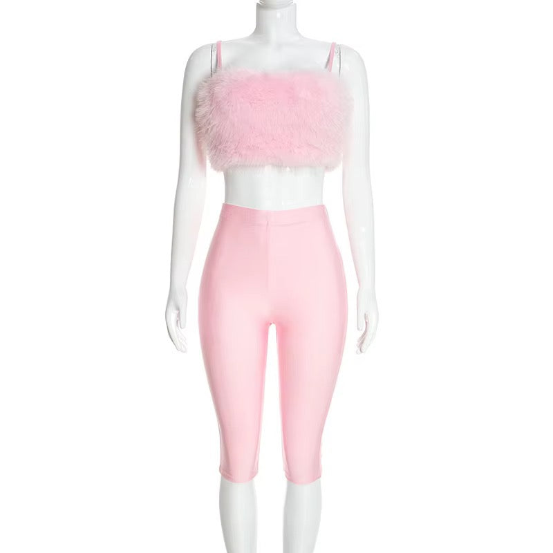Hot Topic Plush Midi Leggings Set