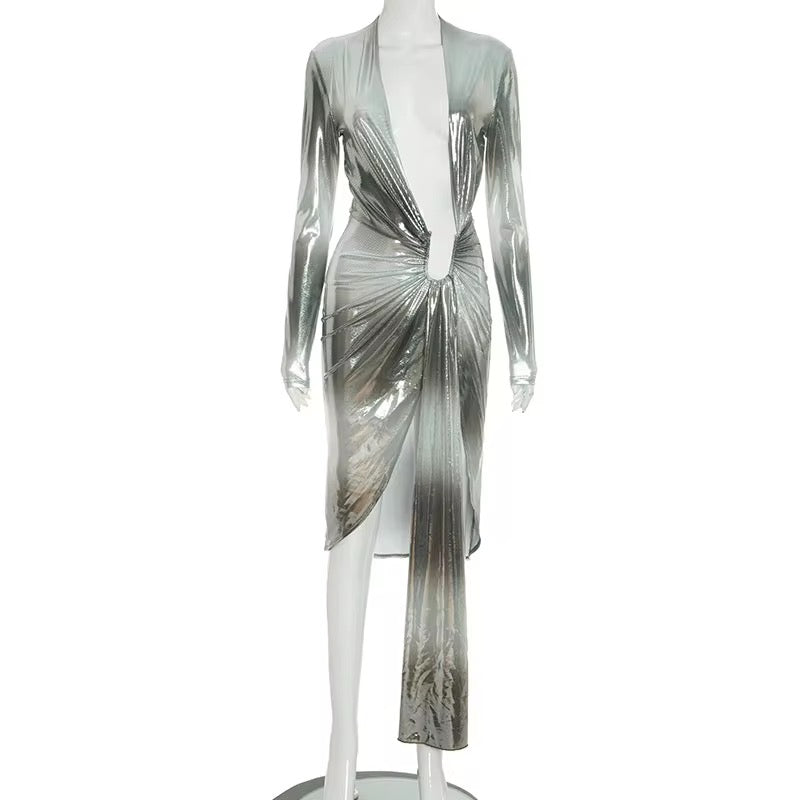 Take Me Dancing - Ombré High Split Dress