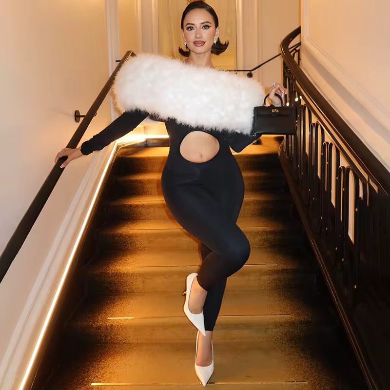 Think You’re Special Plush Fur Bodysuit