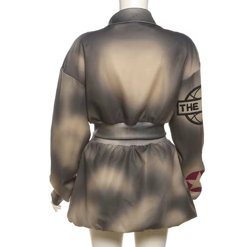 Fast Lane Bubble Skirt Set