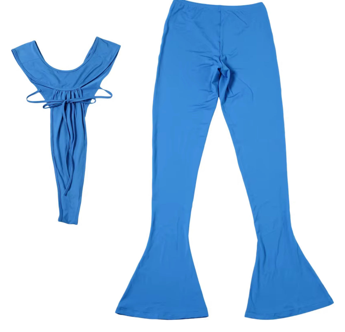 He Loves Us Both Plunge Bodysuit Set