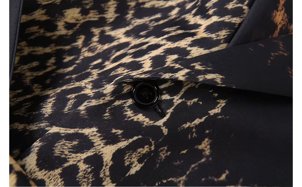 I Don’t Wanna Be Alone Leopard Trench Coat