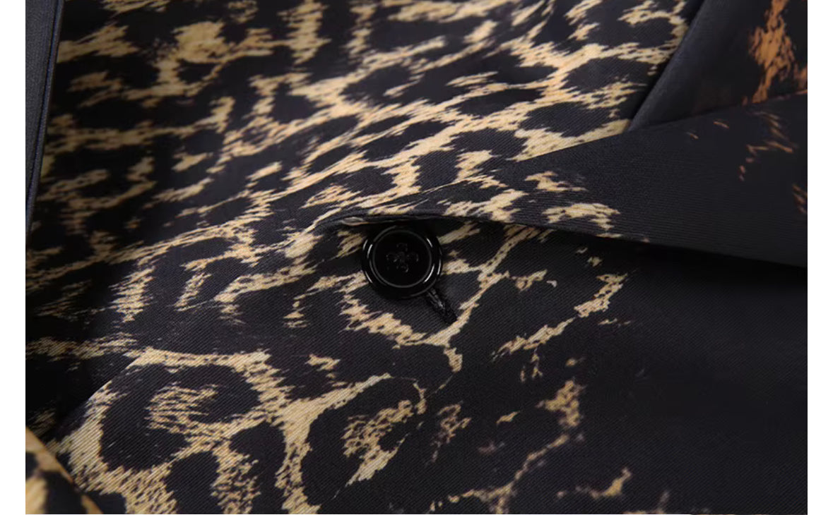 I Don’t Wanna Be Alone Leopard Trench Coat