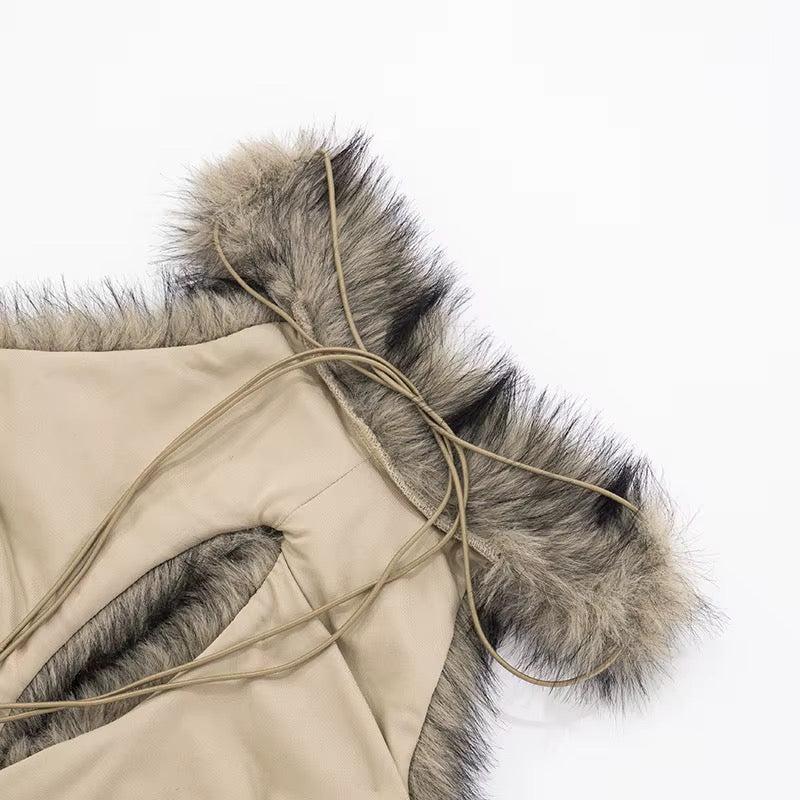 Dynasty Plush Fur Vest