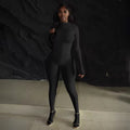 Soft Sculpt Bodysuit Set - Black