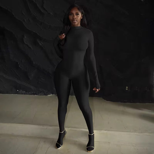 Soft Sculpt Bodysuit Set - Black