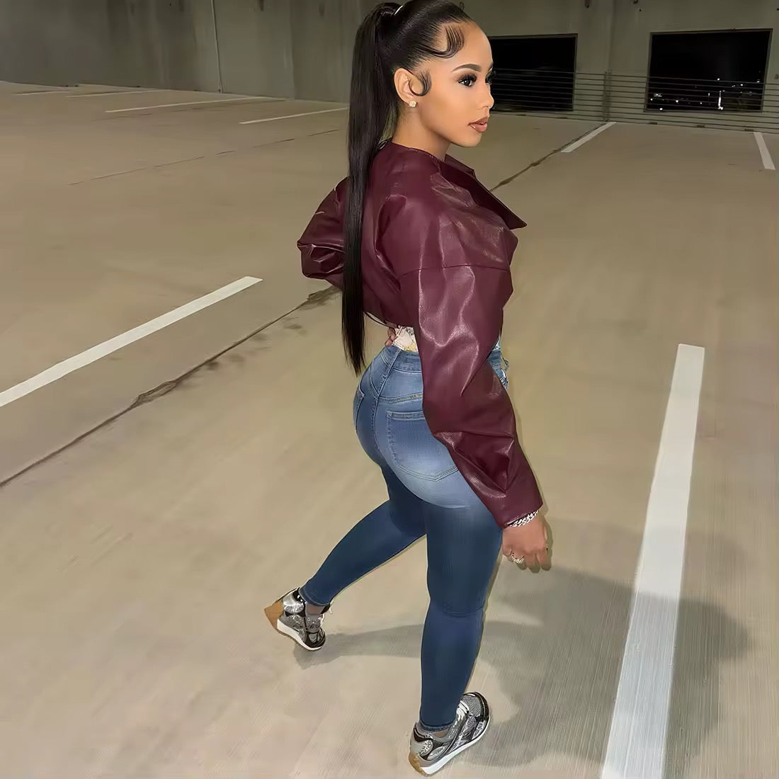 That Mode Irregular Crop Jacket