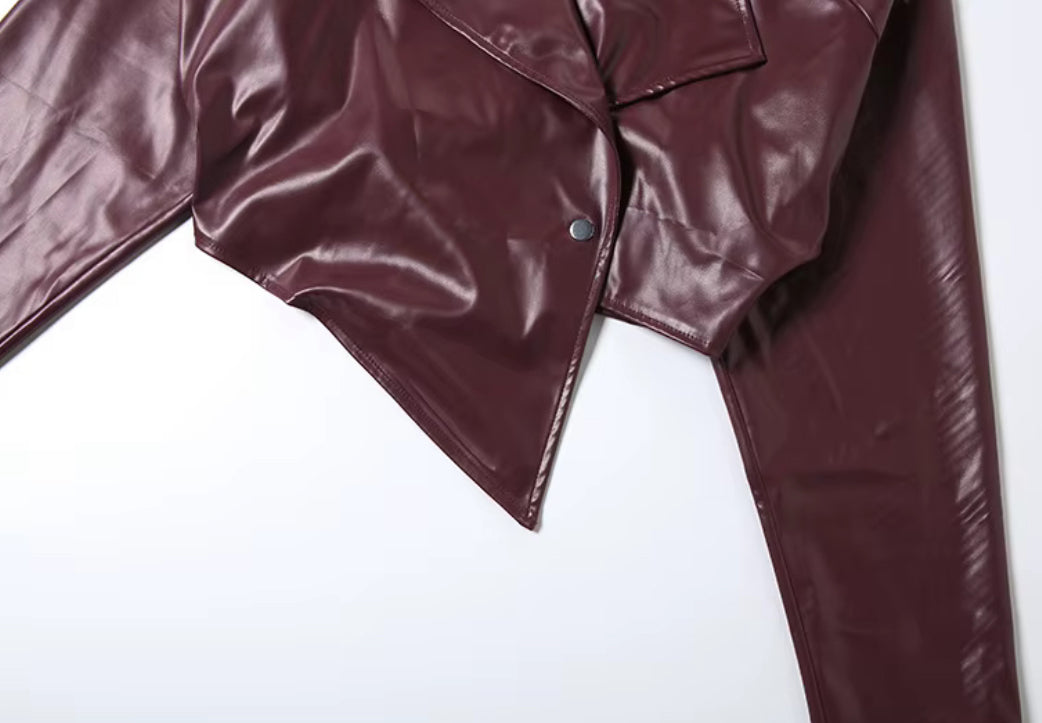 That Mode Irregular Crop Jacket