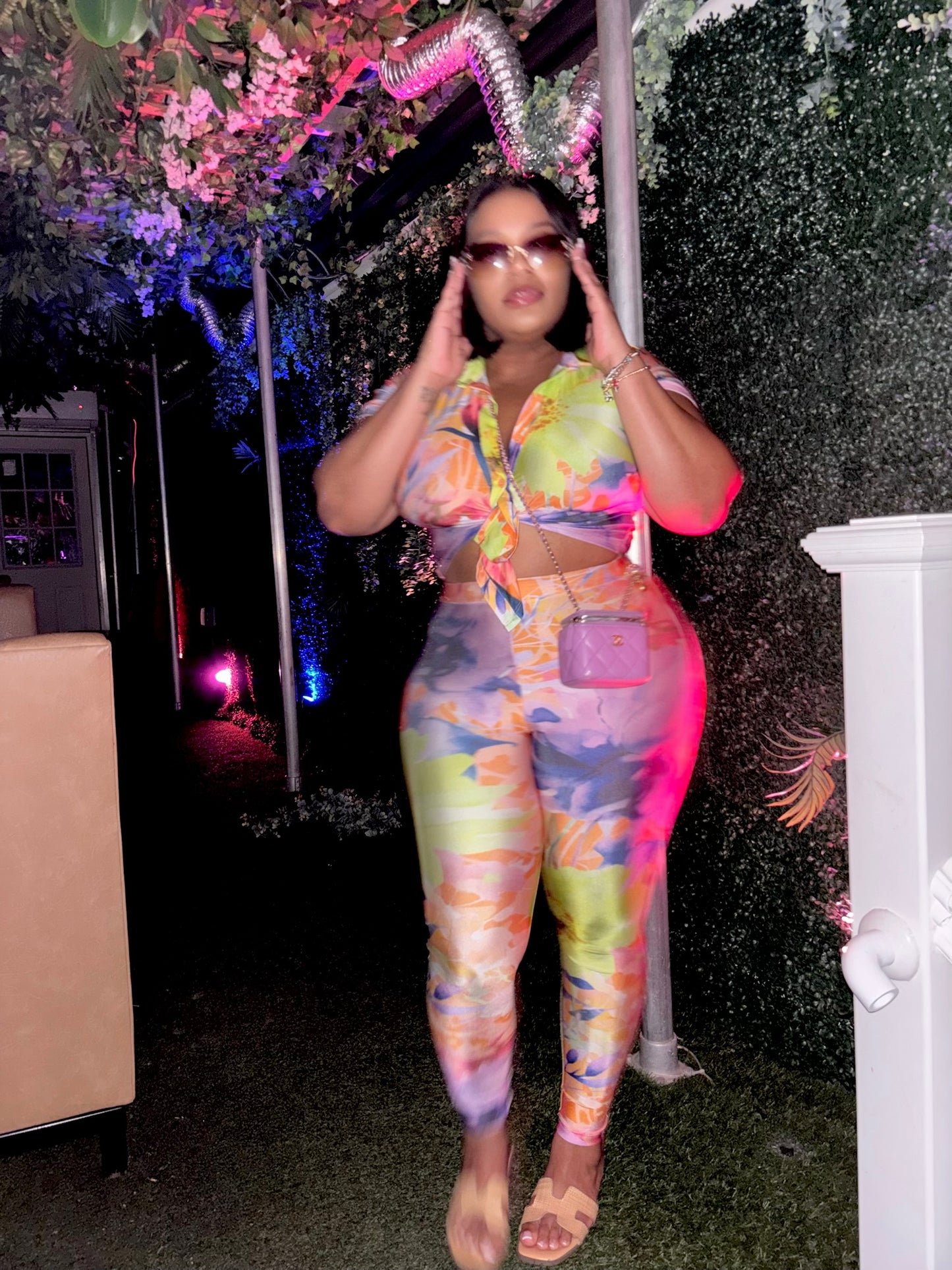 Getaway in Color Two Piece Pants Set