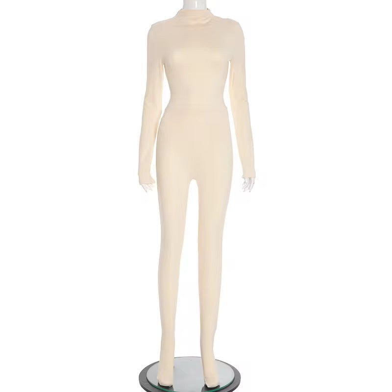 Soft Sculpt Bodysuit Set - Black