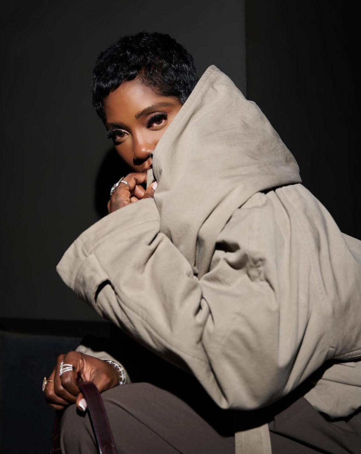 Not Your Ordinary - Crop Hooded Trench Coat ( XXS-6XL )