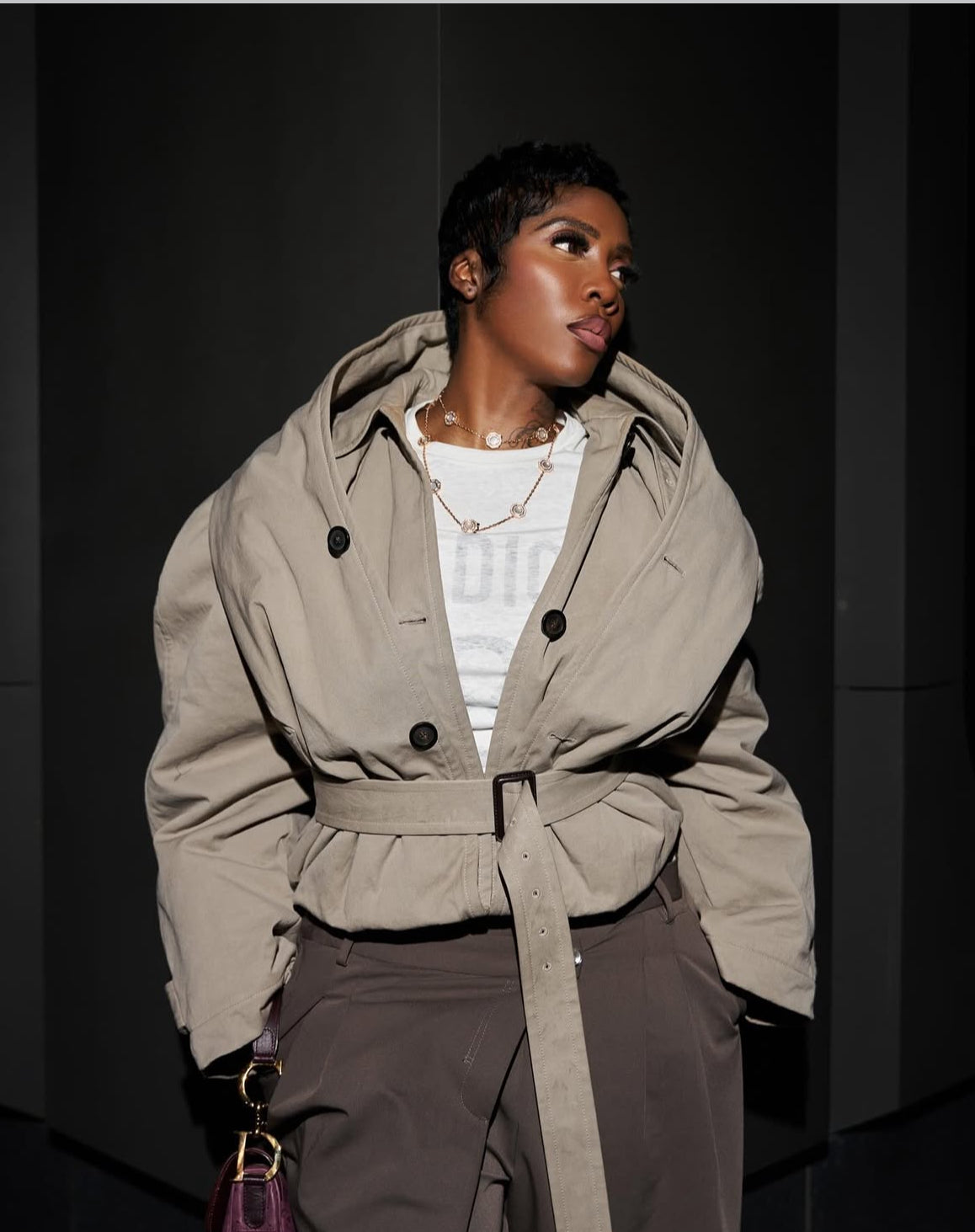 Not Your Ordinary - Crop Hooded Trench Coat ( XXS-6XL )