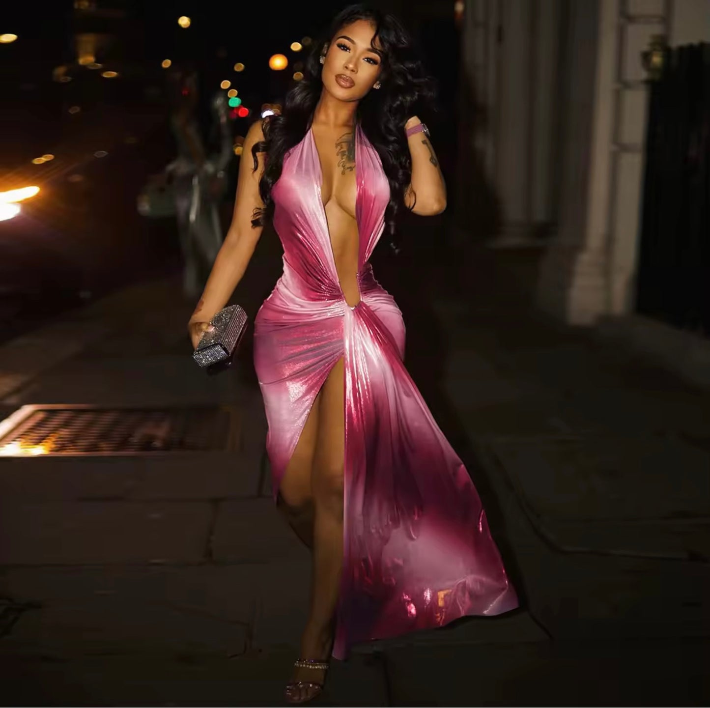 Hopeful Romantic Ombrè Maxi Dress