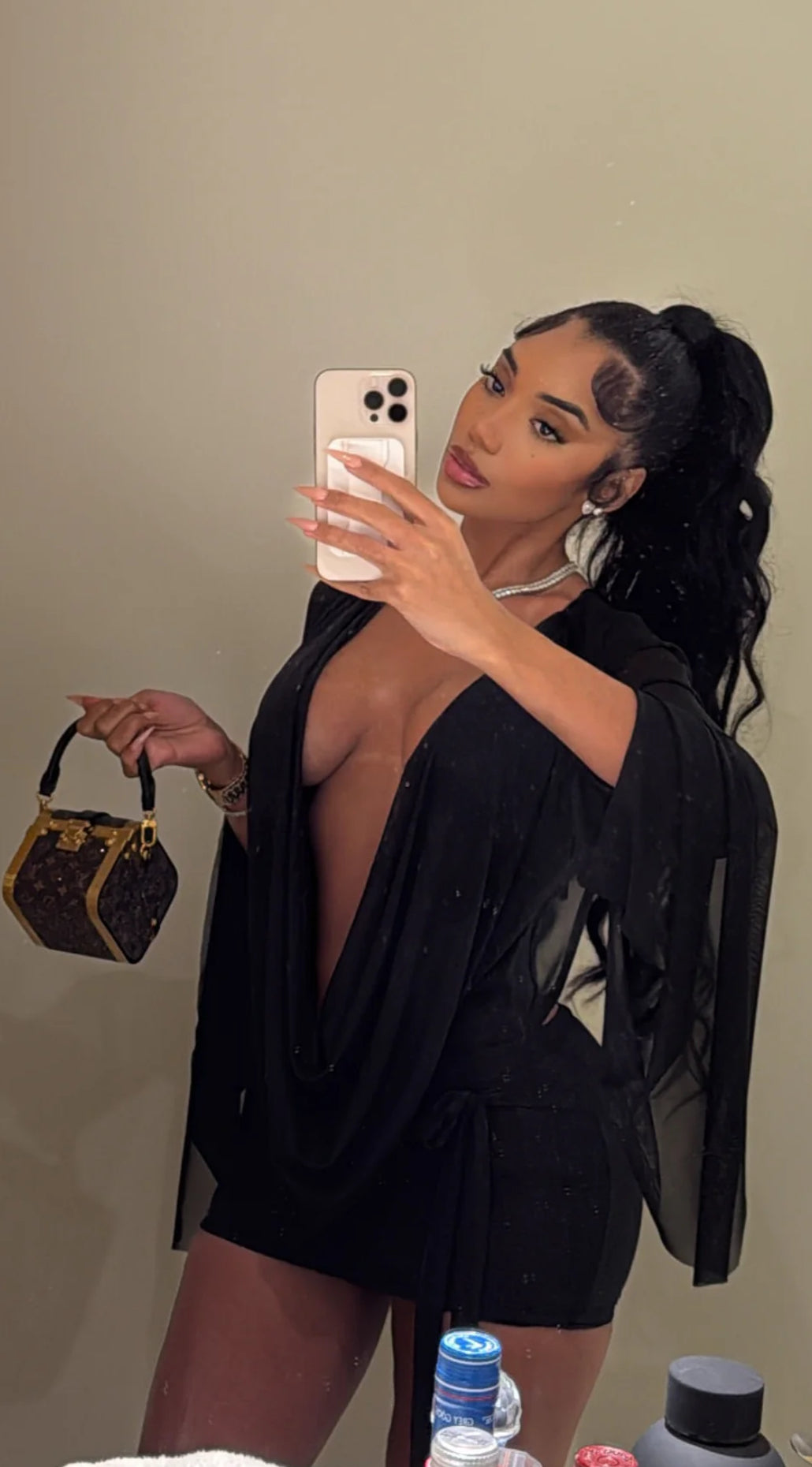 Pure Bliss Mesh Mini Dress - Blush Pink