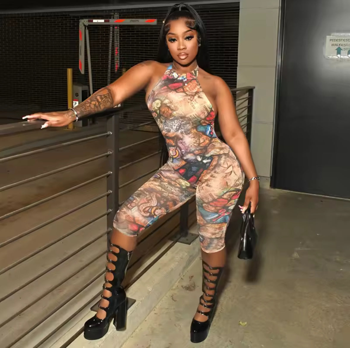 Confessions Sheer Jumpsuit