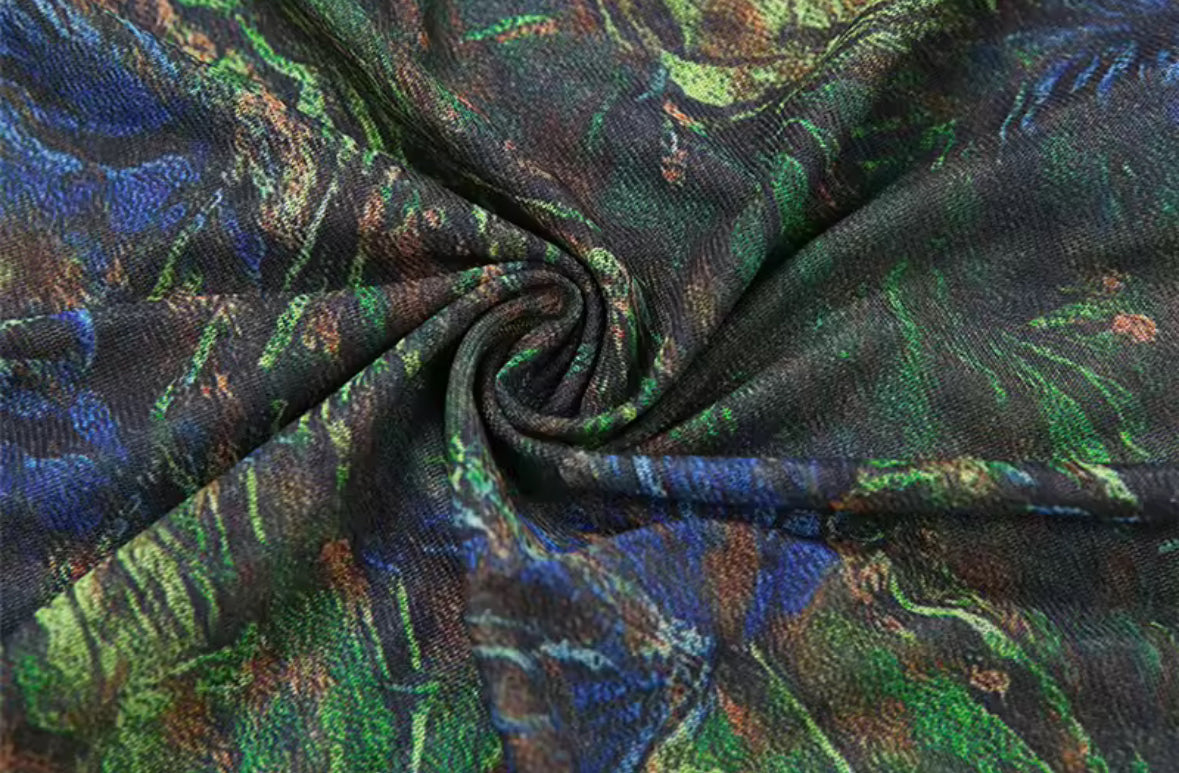 Butterfly Kisses Sheer Maxi Dress -Long/Short