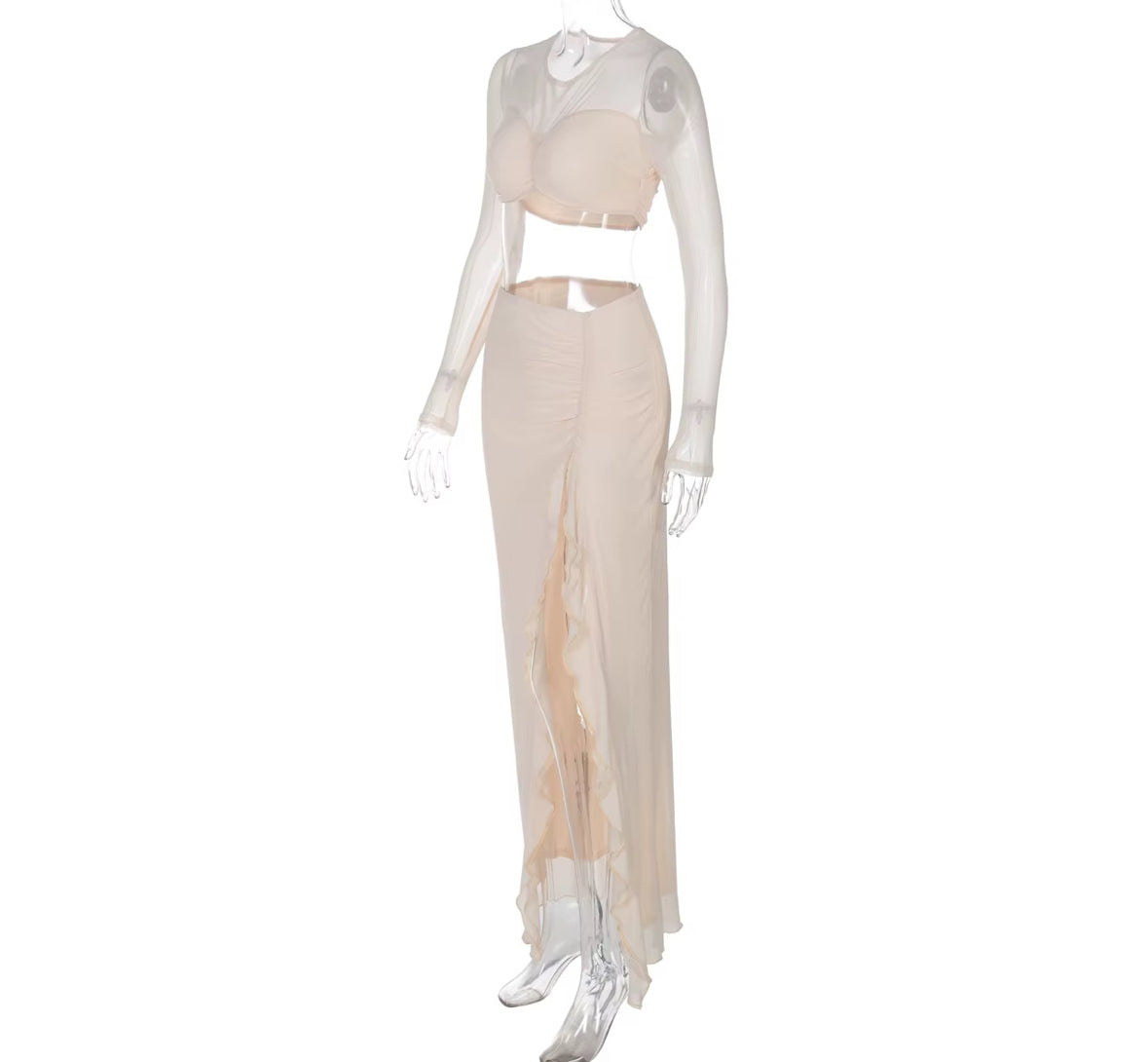 Into My Arms Ruffle Skirt Set