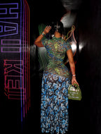 Butterfly Kisses Sheer Maxi Dress