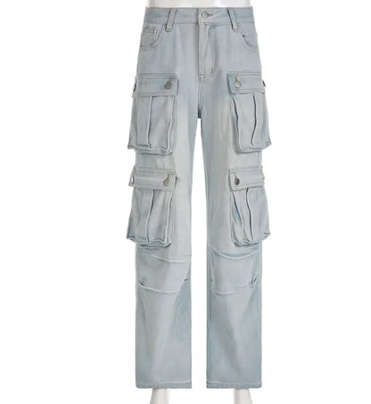 In My Bag Denim Cargo Pants