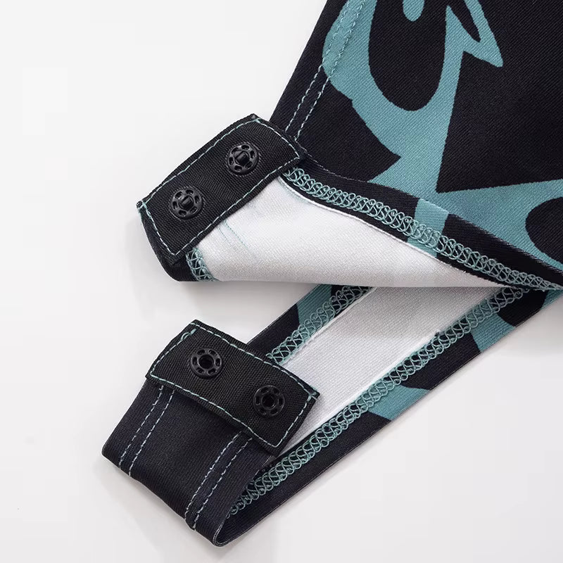 More Than A Night Sheer Print Two Piece Pants Set