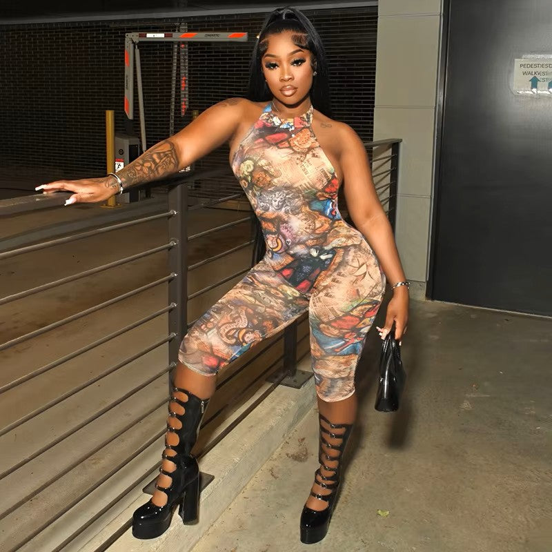 Confessions Sheer Jumpsuit