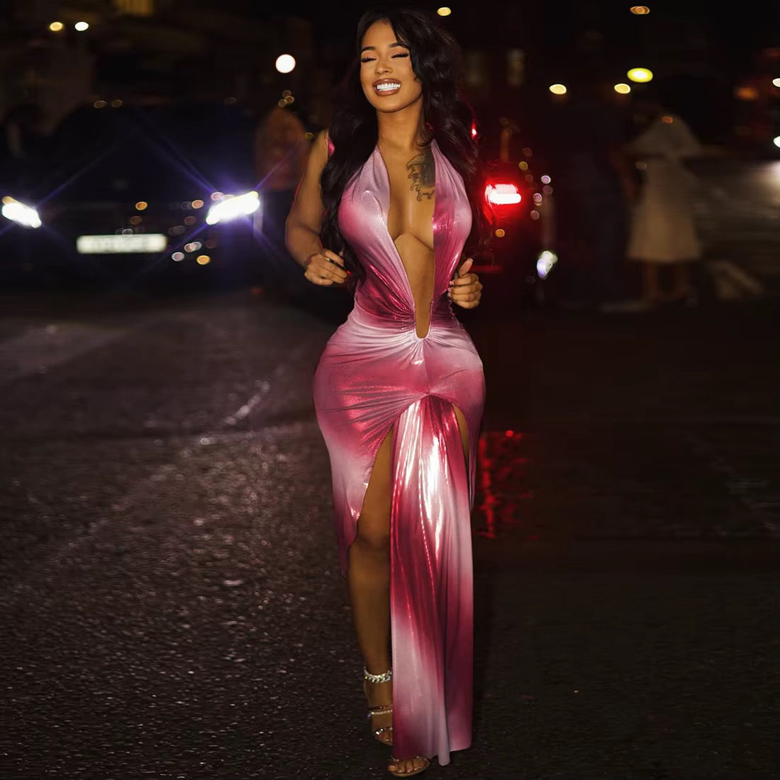 Hopeful Romantic Ombrè Maxi Dress