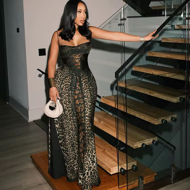 I Don’t Wanna Be Alone Corset Maxi Dress