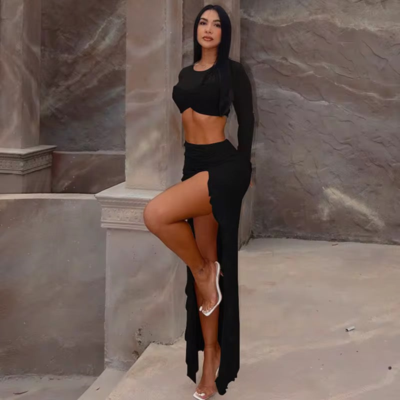 Into My Arms Ruffle Skirt Set