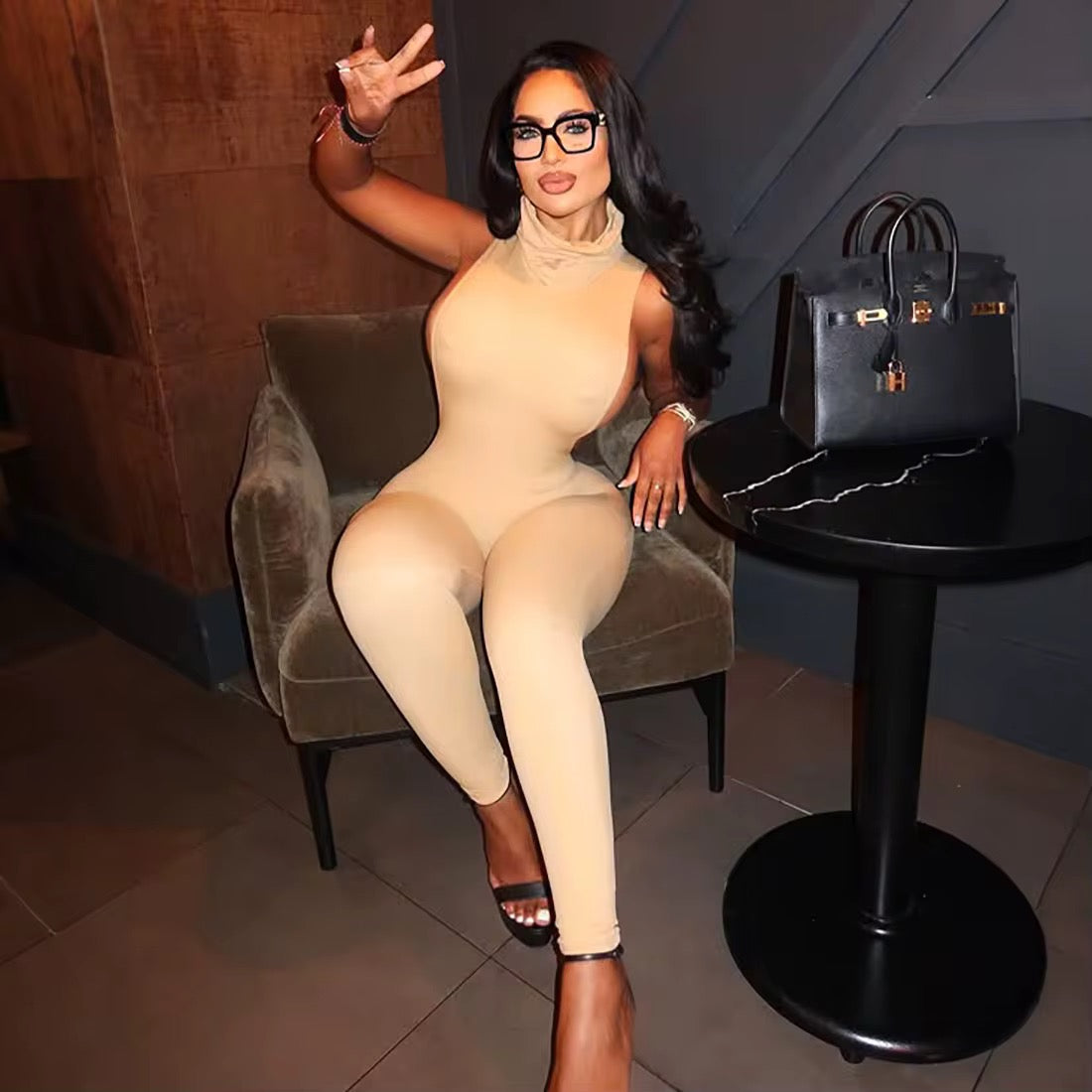 NCKD Nude Jumpsuit