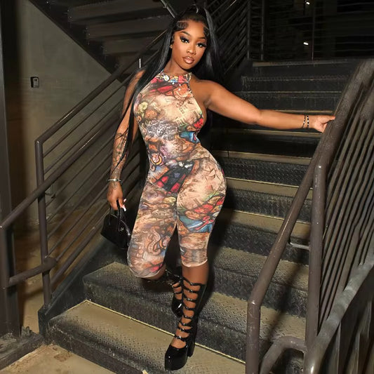 Confessions Sheer Jumpsuit