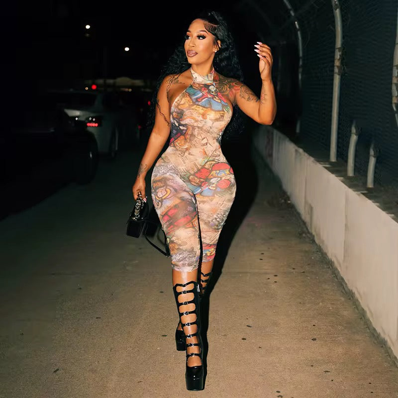 Confessions Sheer Jumpsuit