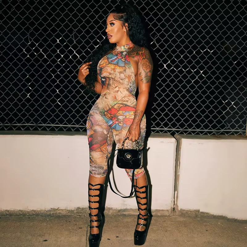 Confessions Sheer Jumpsuit