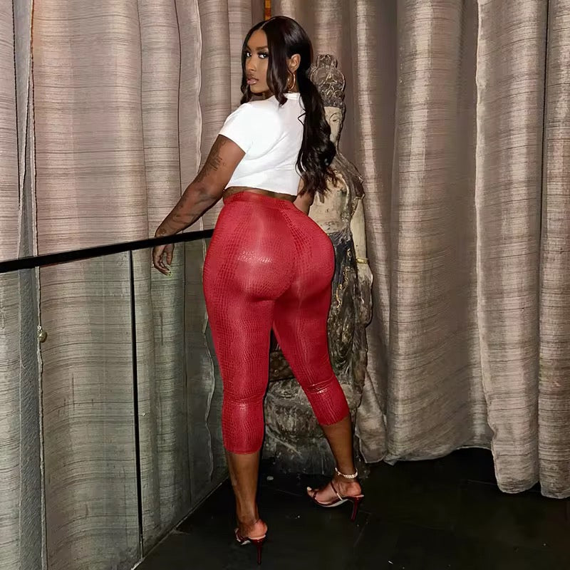 Red Moon High Waist Pants