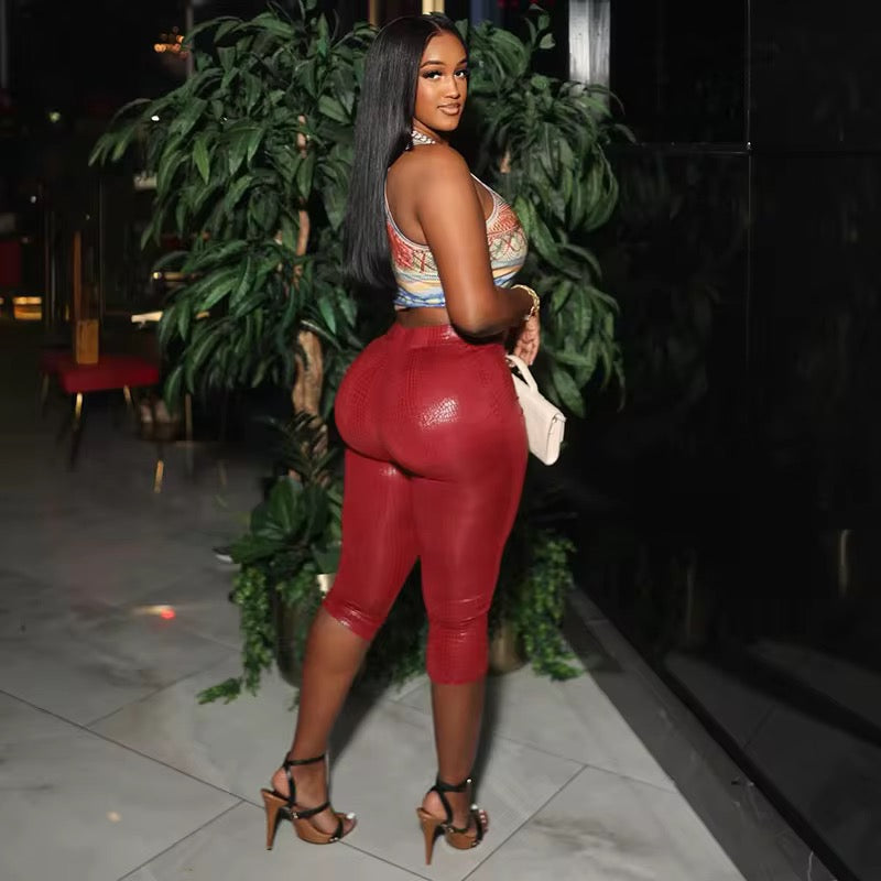 Red Moon High Waist Pants