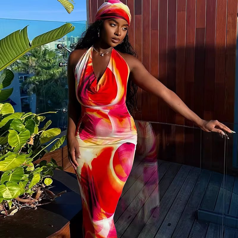 Send The Location Flora Maxi Set