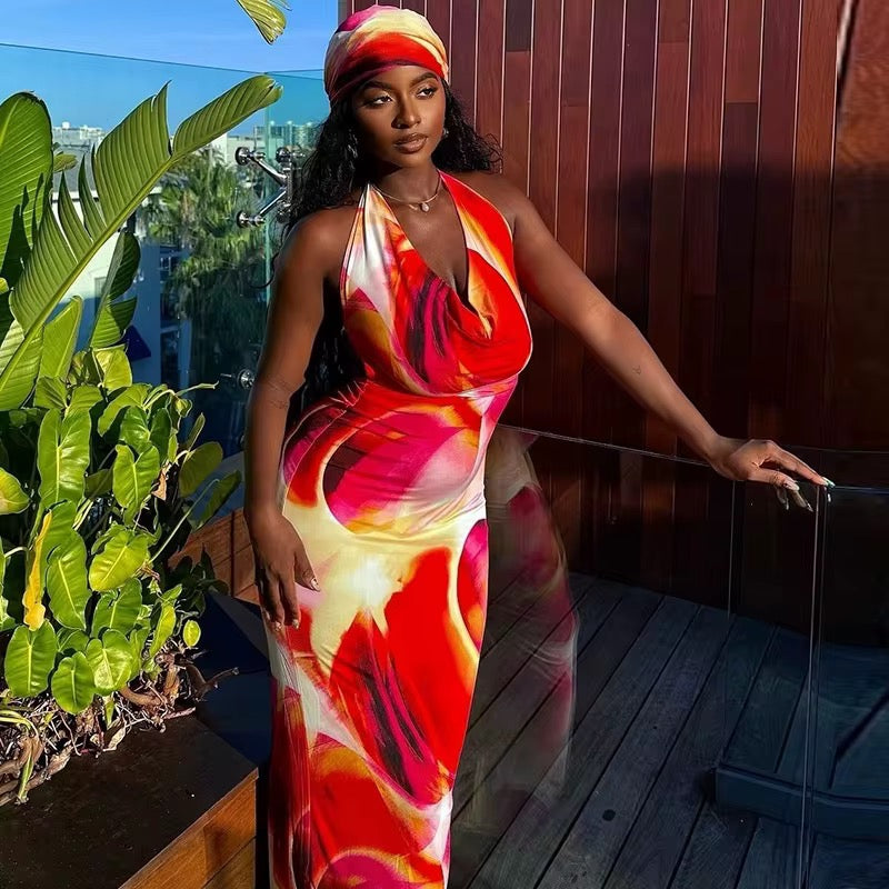 Send The Location Flora Maxi Set