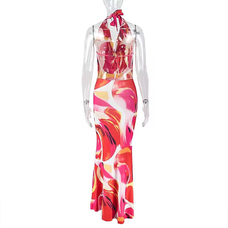 Send The Location Flora Maxi Set