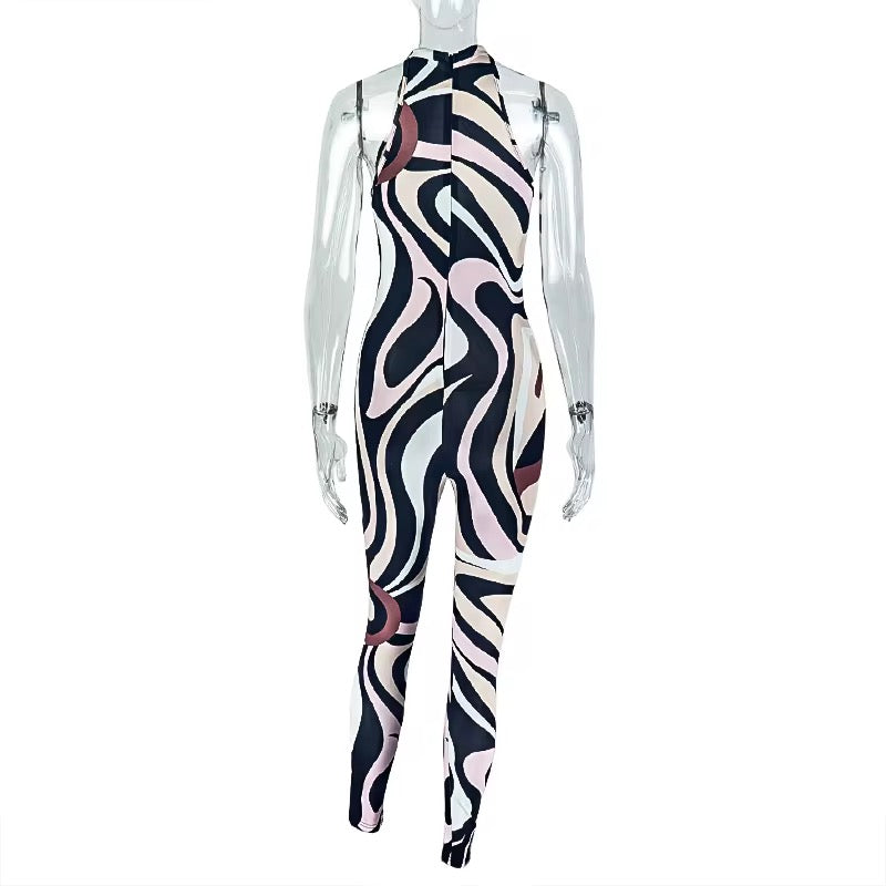 Everything Puccii Halter Jumpsuit