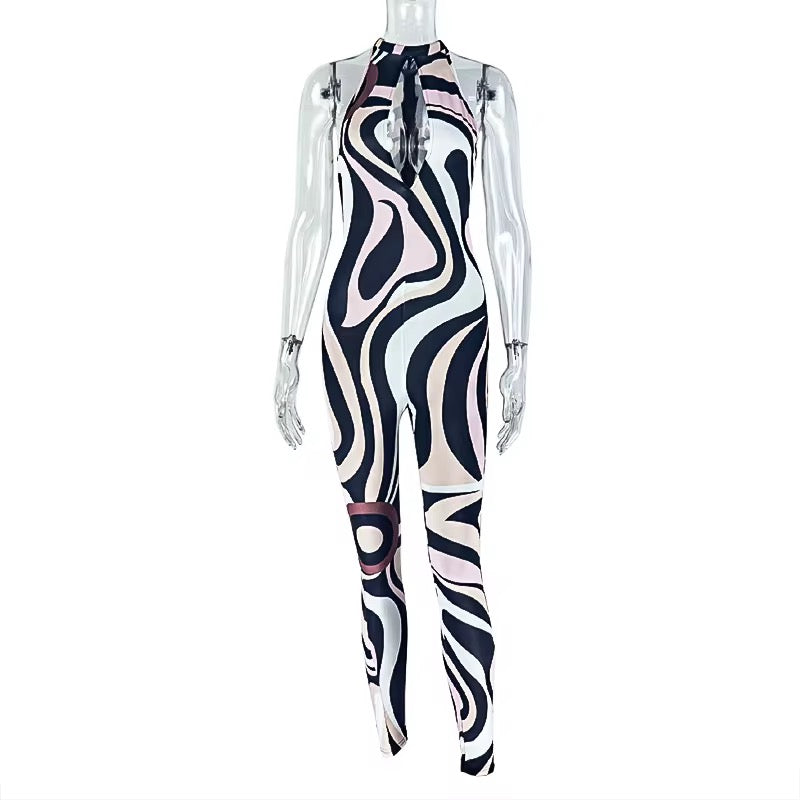 Everything Puccii Halter Jumpsuit