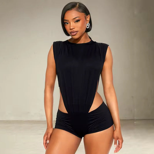 Outta Pocket Bodysuit Shorts Set