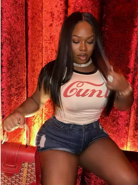 CNTY Crop Tee Shirt